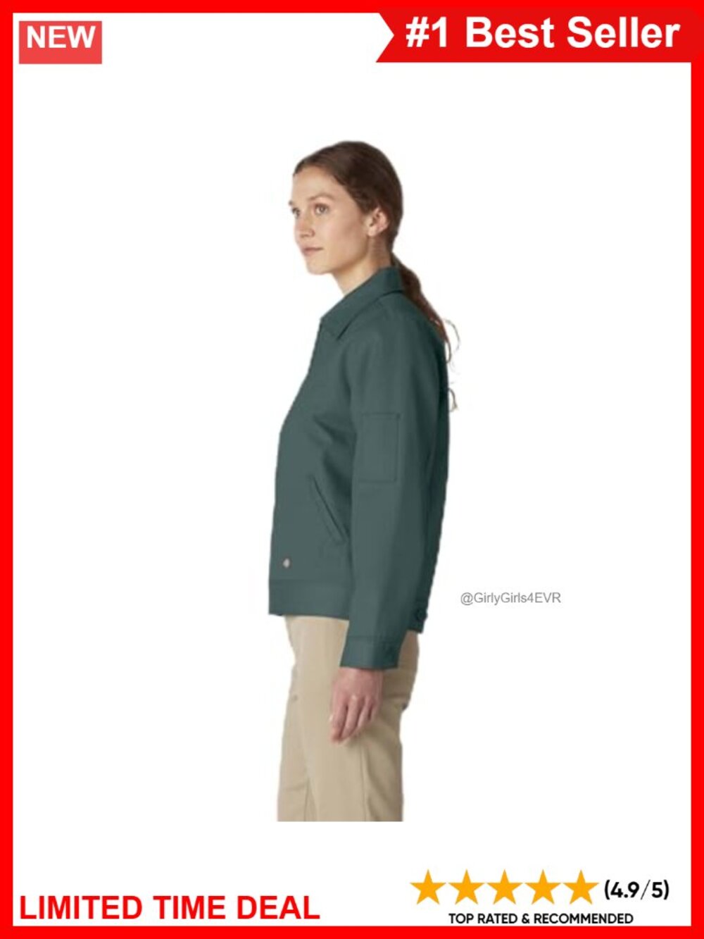 Insulated Quilted Water-Resistant Jacket Long Sleeve Classic Fit Cold Weather